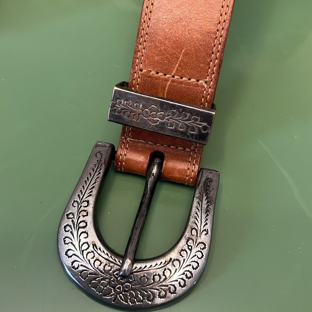 Western Genuine Leather Belt Guess By George’s Marciano Size S for women’s - Picture 2 of 6